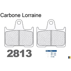 Pastiglie freno posteriore Carbone Lorraine tipo 2813 RX3