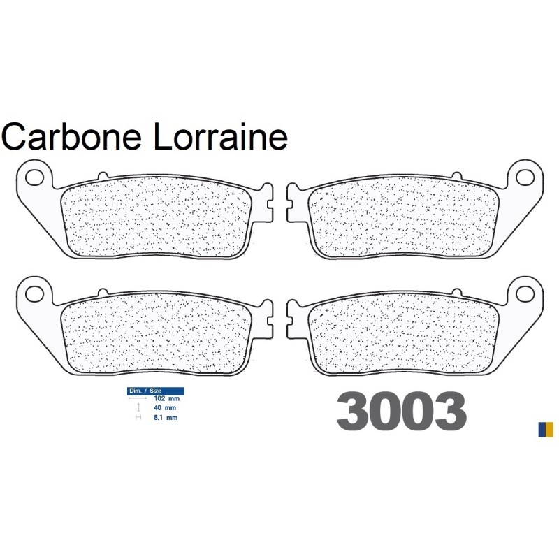 Carbone Lorraine remblokken vooraan - BMW C 600 Sport 2012-2016