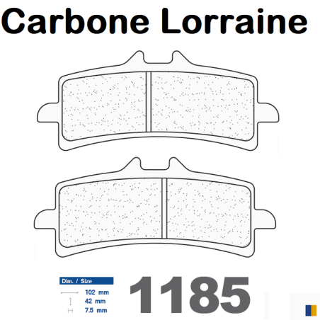 Przednie klocki hamulcowe Carbone Lorraine - 1185 XBK5