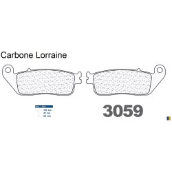 Pastillas de freno Carbone Lorraine - 3059 MSC