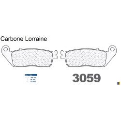 Carbone Lorraine bromsbelägg - 3059 MSC