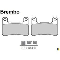 Jeu de plaquettes de frein Brembo type 07SU27SA