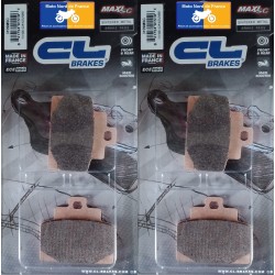 Carbone Lorraine front brake pads - Piaggio 500 MP3 2014-2018