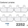 Carbone Lorraine front racing brake pads - Honda CBR 600 F Hurricane 1987-1990