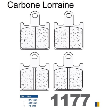 Carbone Lorraine bromsbelägg fram - 1177 XBK5