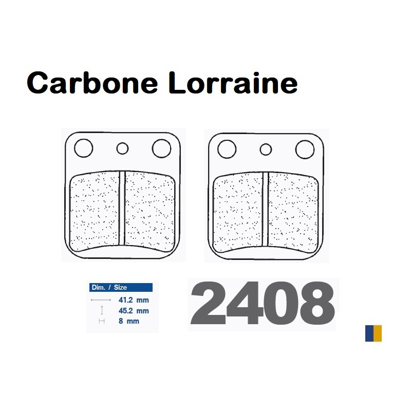 Carbone Lorraine Bremsbeläge - 2408 RX3