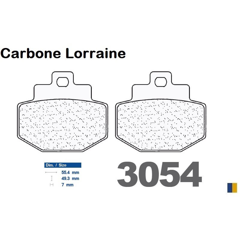 Carbone Lorraine Bremsbeläge hinten - Gilera ST 125 / 200 Runner 2008-2011