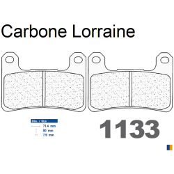 Carbone Lorraine bromsbelägg fram - 1133 XBK5