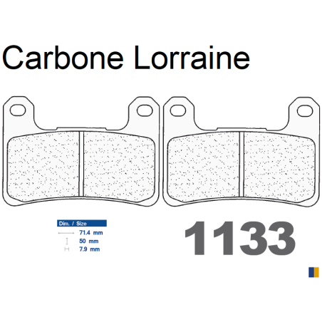 Klocki hamulcowe Carbone Lorraine - 1133 XBK5