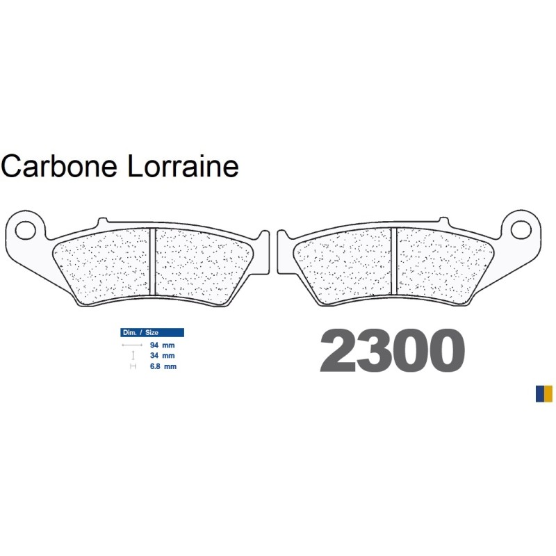 Carbone Lorraine bromsbelägg fram - 2300 A3+