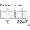 Pastiglie freno anteriore Carbone Lorraine racing tipo 2247 C60