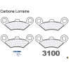 Carbone Lorraine front brake pads - Peugeot 400 Metropolis 2013-2019