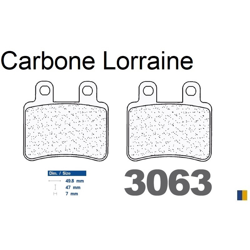 Carbone Lorraine brake pads type 3063 MSC