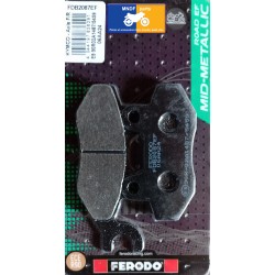 Plaquettes de frein Ferodo semi-métal type FDB2087EF