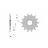 Kettensatz 520 – Honda CRF 250 X 2004-2018