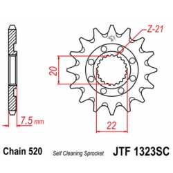 Zestaw łańcucha 520 - Honda CRF 250 X 2004-2018