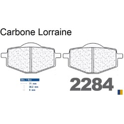 Carbone Lorraine bromsbelägg fram - Yamaha 125 YBR (3D91) 2005-2006