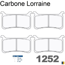 Carbone Lorraine front brake pads - Honda CB 1000 R Neo Sports Cafe 2018