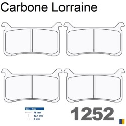 Carbone Lorraine Bremsbeläge vorne - Honda VFR 800 X Crossrunner 2017-2018