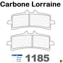 Carbone Lorraine remblokken vooraan - KTM 690 Duke R 2013-2017