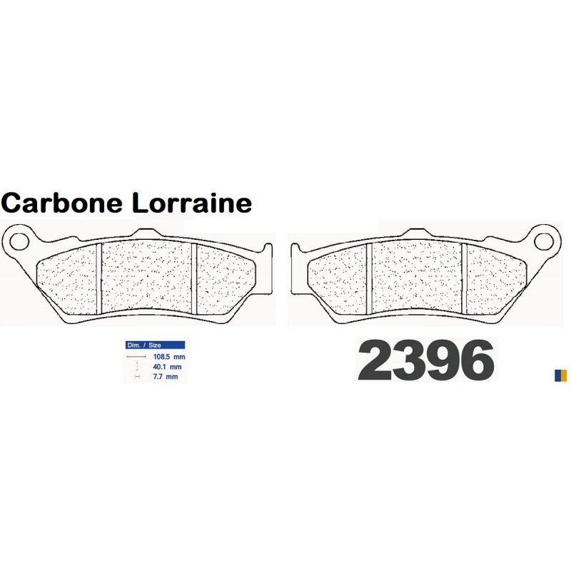 Carbone Lorraine Bremsbeläge vorne - Honda 500 CB 1997-2003