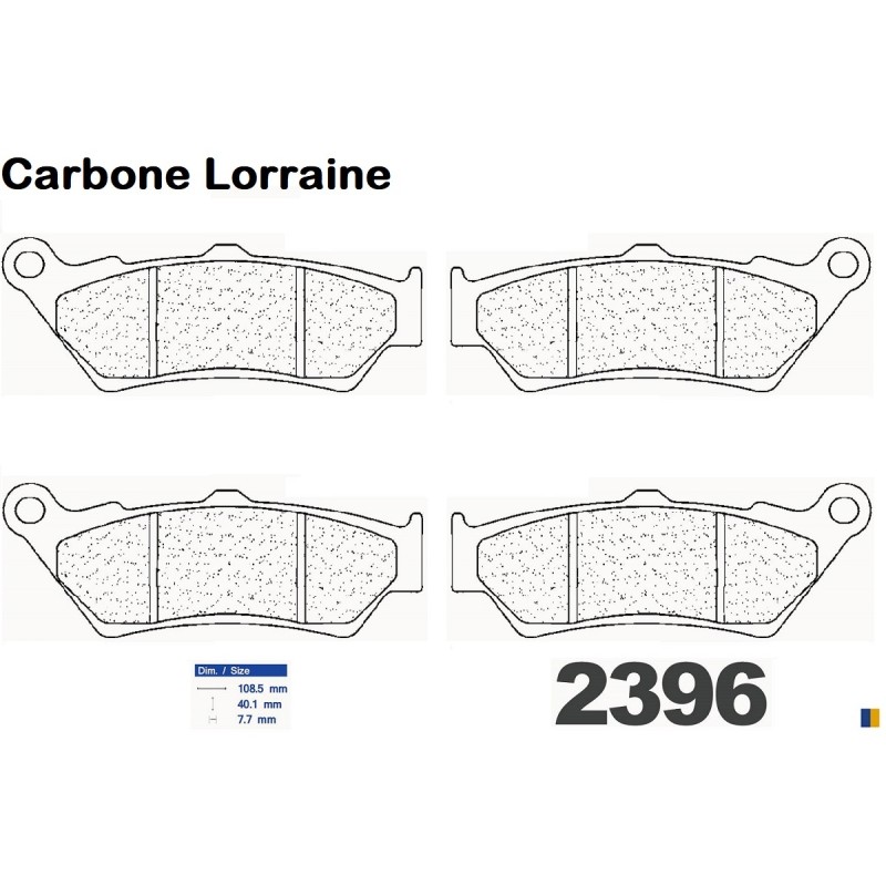 Carbone Lorraine bromsbelägg fram - Aprilia ETV 1000 Caponord 2001-2007