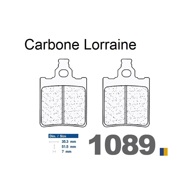 Klocki hamulcowe Carbone Lorraine - 1089 RX3