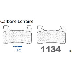 Carbone Lorraine front racing brake pads type 1134 C60