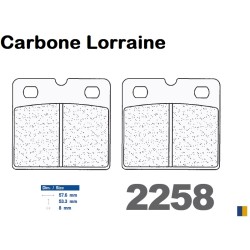 Pastillas de freno Carbone Lorraine - 2258 A3+