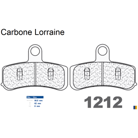 Carbone Lorraine Bremsbeläge - 1212 A3+