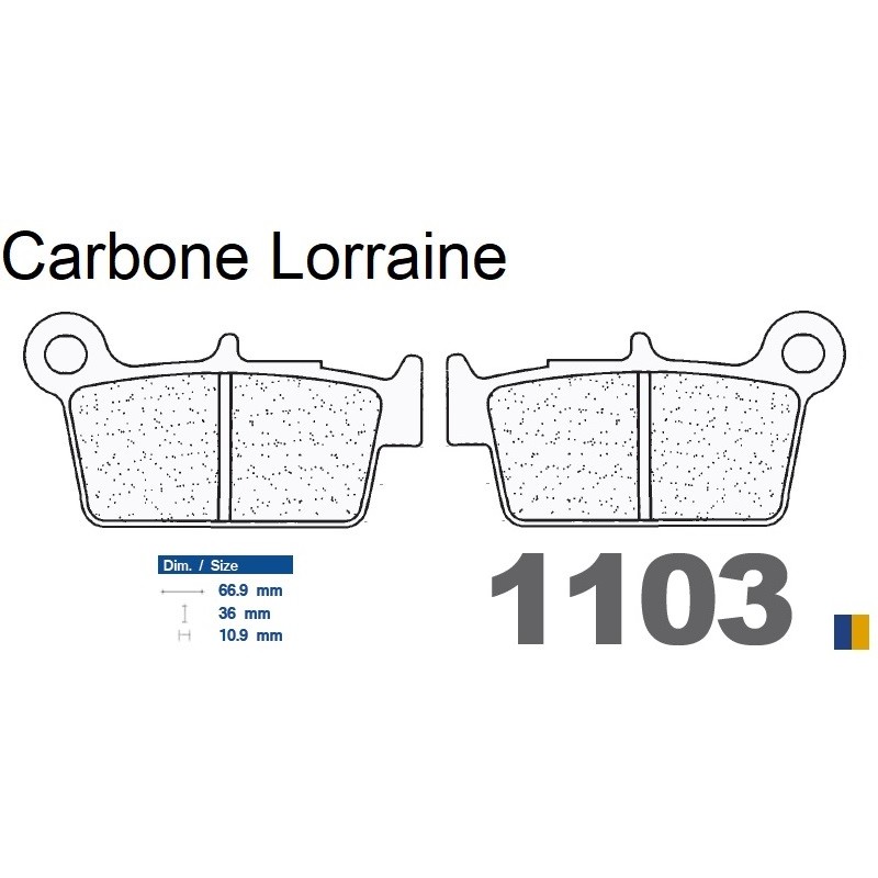 Carbone Lorraine Bremsbeläge - 1103 RX3