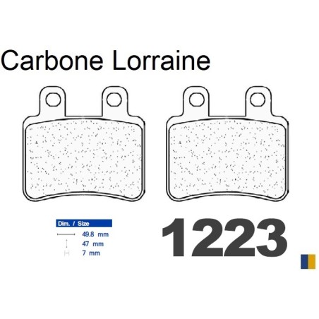 Carbone Lorraine bromsbelägg bak - 1223 RX3