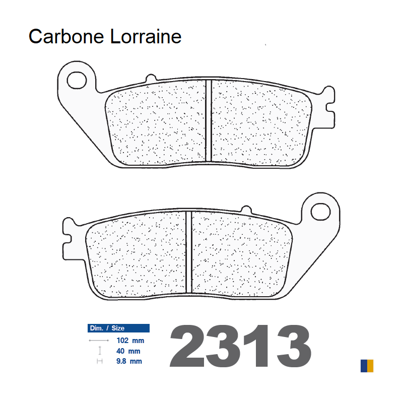 Carbone Lorraine Bremsbeläge hinten - 2313 RX3