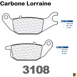 Carbone Lorraine bromsbelägg - 3108 MSC