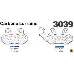 Carbone Lorraine remblokken vooraan - Garelli 125 / 150 Freeland 2002