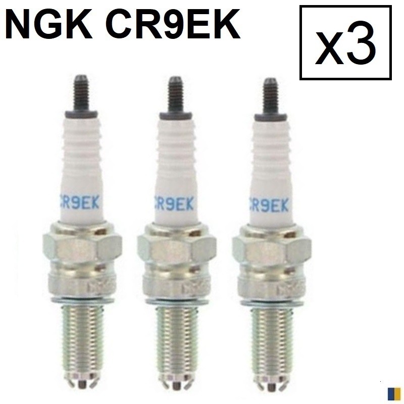 3 bougies NGK CR9EK - Triumph Daytona 675 2006-2012