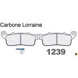 Carbone Lorraine bromsbelägg bak - Honda VFR 1200 X Crosstourer DCT (auto) 2012-2014