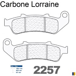 Tylne klocki hamulcowe Carbone Lorraine - Honda CBR 1000 F/FP 1993-1999