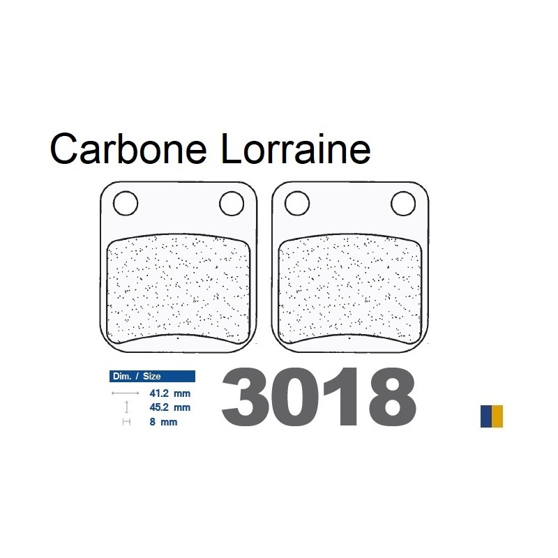 Carbone Lorraine brake pads type 3018 SC