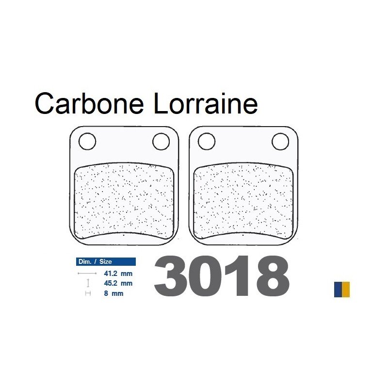 Klocki hamulcowe Carbone Lorraine - 3018 SC