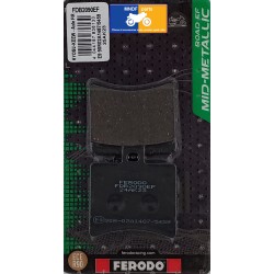 Pastillas de freno traseras Ferodo para Malaguti 125 Phantom Max 2004-2008