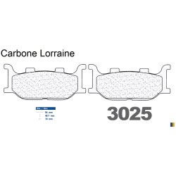 Carbone Lorraine brake pads type 3025 MSC