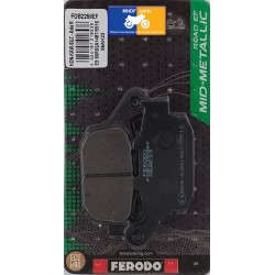 Ferodo remblokken achter voor Honda NC 750 D Integra /S w/DCT /X w/DCT /XAE 2014-2019