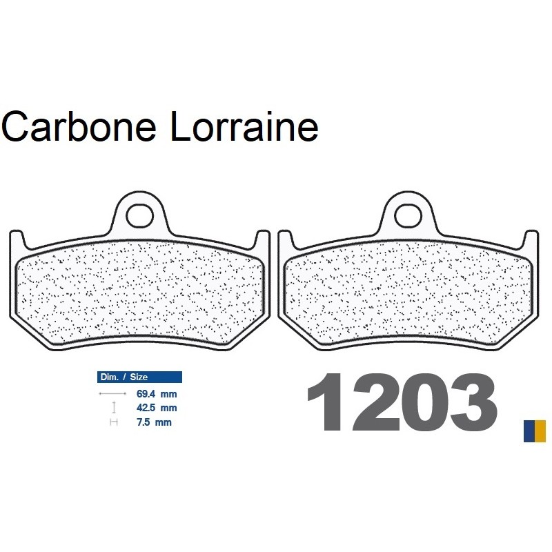 Carbone Lorraine remblokken soort 1203 RX3