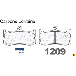 Carbone Lorraine front racing brake pads type 1209 C60