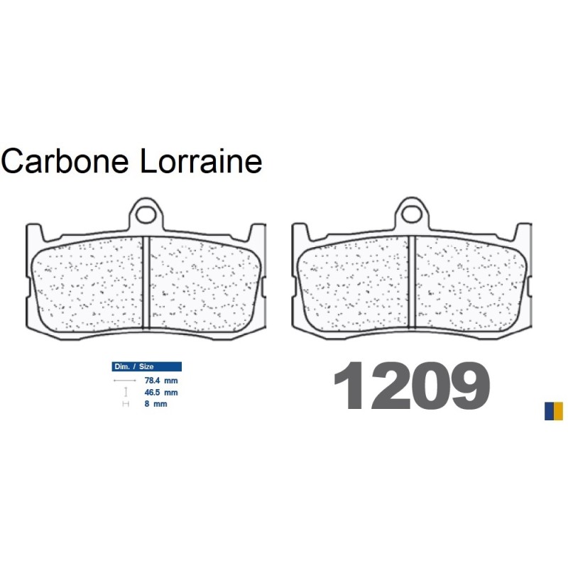 Carbone Lorraine racing Bremsbeläge vorne - 1209 C60