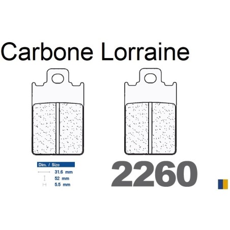 Carbone Lorraine remblokken soort 2260 S4