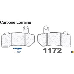 Carbone Lorraine rear brake pads for Harley Davidson 1802 CVO Road Glide Ultra 2011-2016