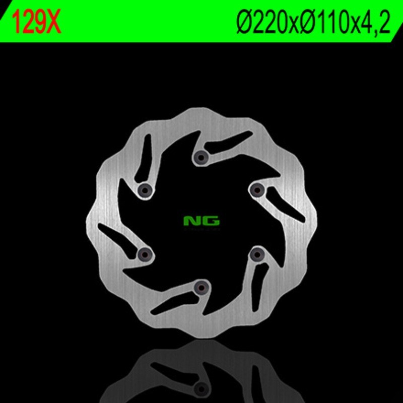 NG BRAKES disco freno ondulato fisso - ref 129X