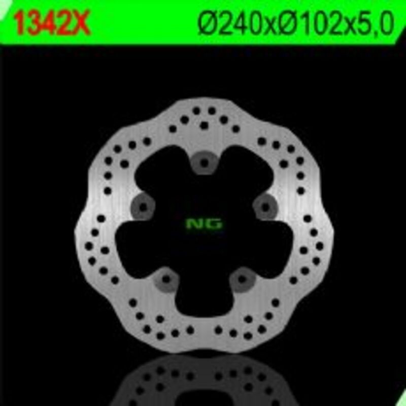 NG BRAKES disco freno ondulato fisso - ref 1342X